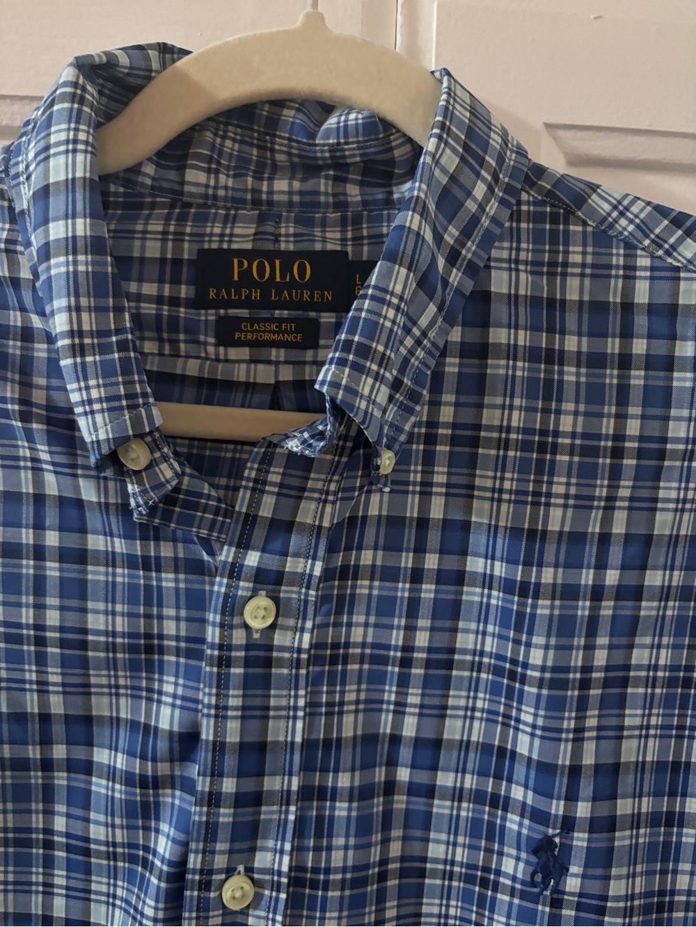 Polo by Ralph Lauren Blue Plaid Button-Down Shirt - Picture 2 of 3